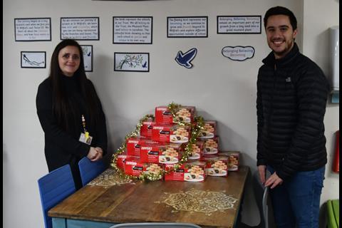 Mince Pies provided to a local primary school by staff from Express Solicitors